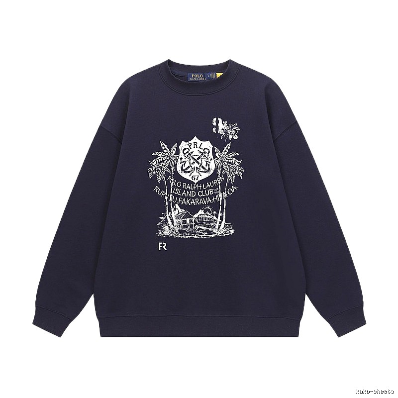 Ralph Lauren Printed Casual Style Sweatshirt