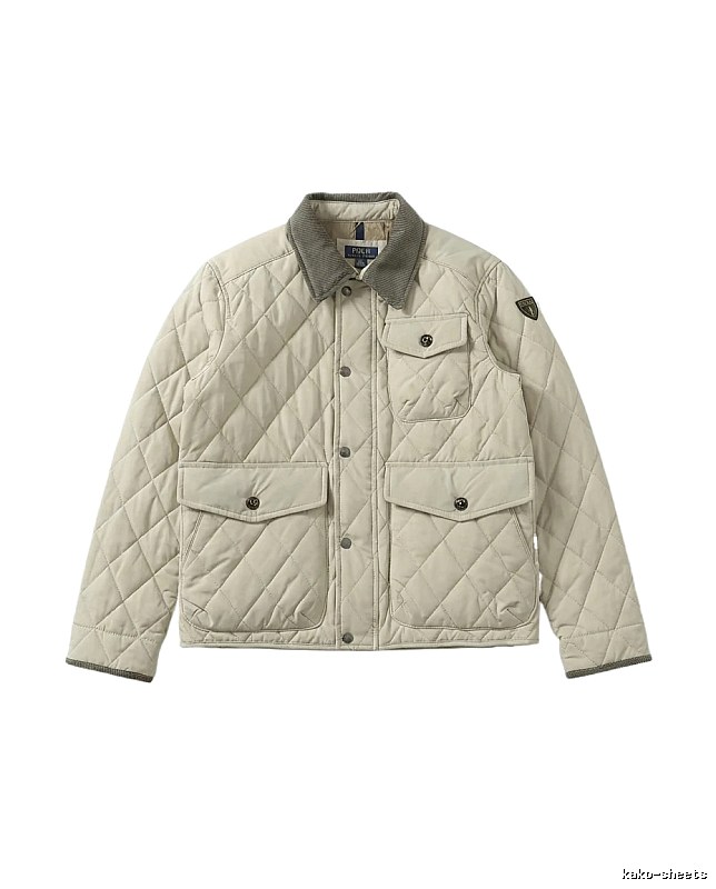 Ralph Lauren quilted retro-style cotton jacket