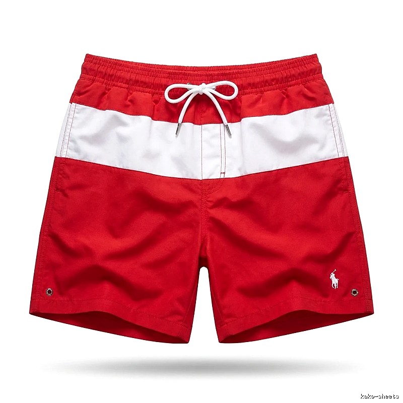 Ralph Lauren red and white color - block shorts