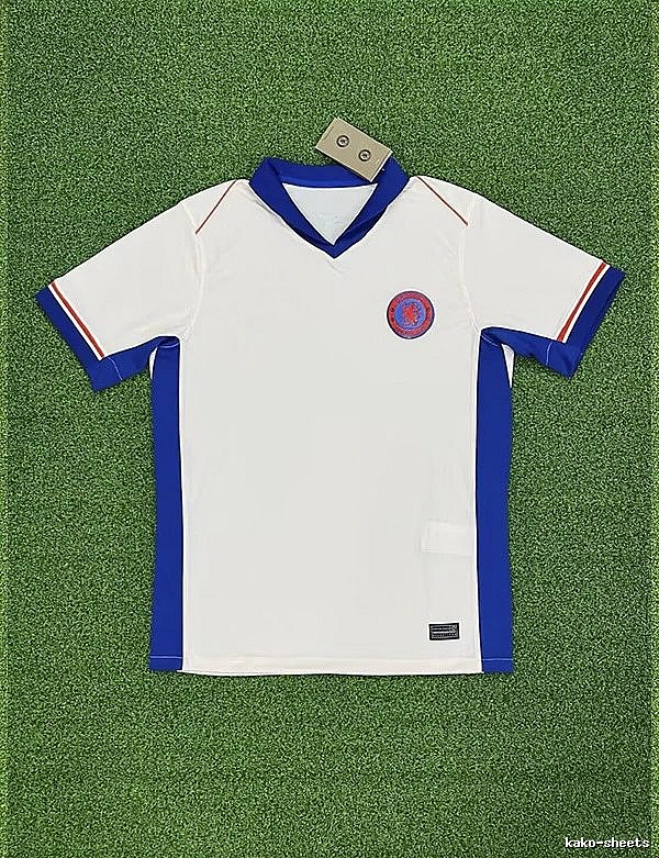 Real Madrid Summer Home soccer jersey White Real Madrid with Bold Graphic