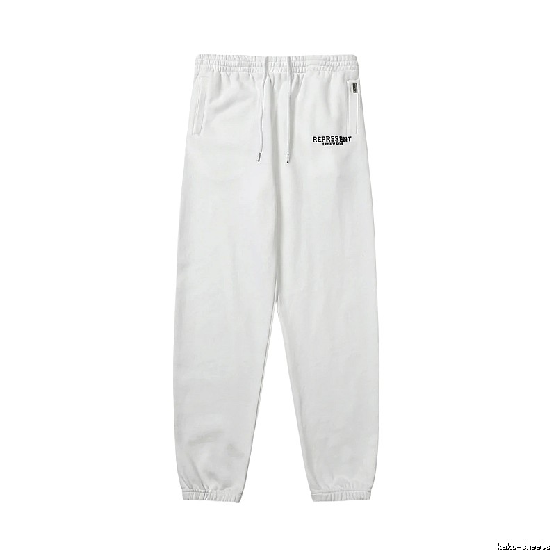 REPRESENT Basic White Sweatpants
