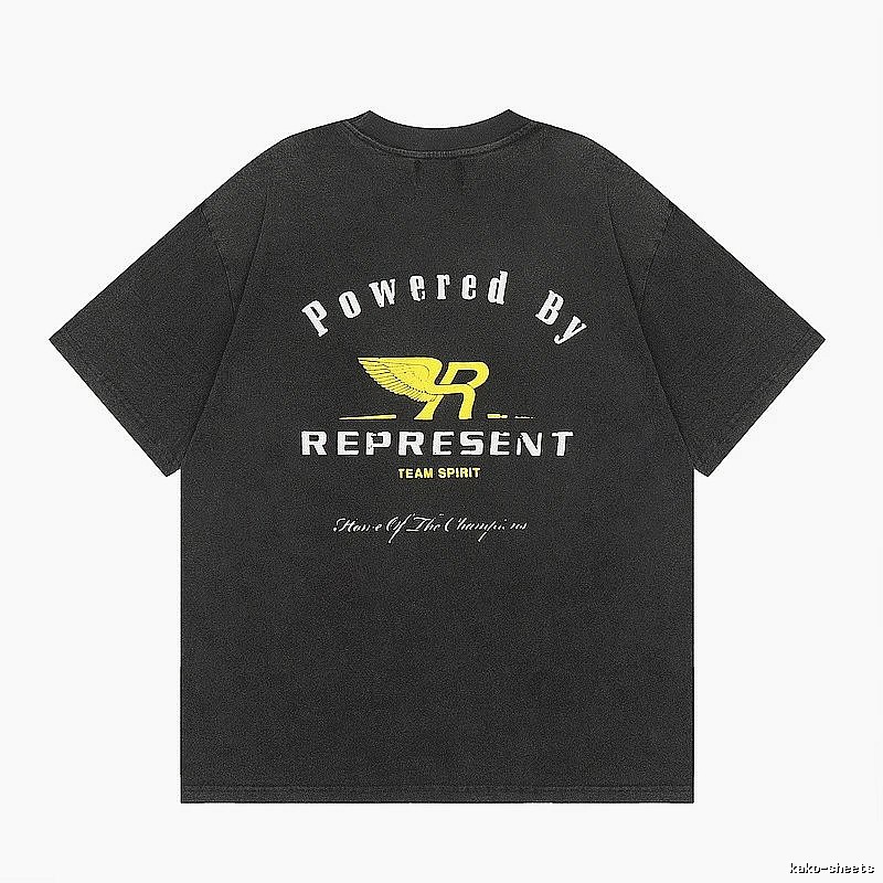 Represent Black Style 825 Owners Club T-Shirt Fan Wear Logo