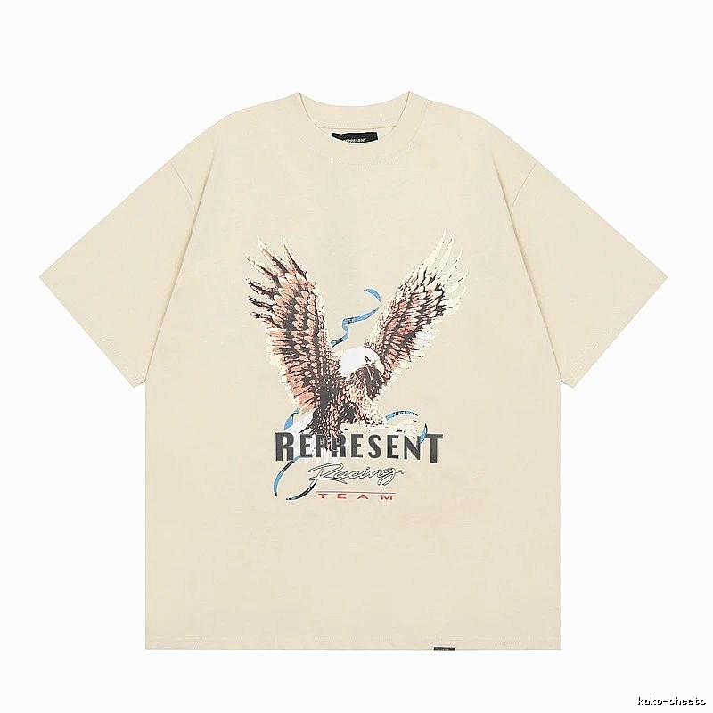 Represent Flying Eagle Vintage Beige T-Shirt