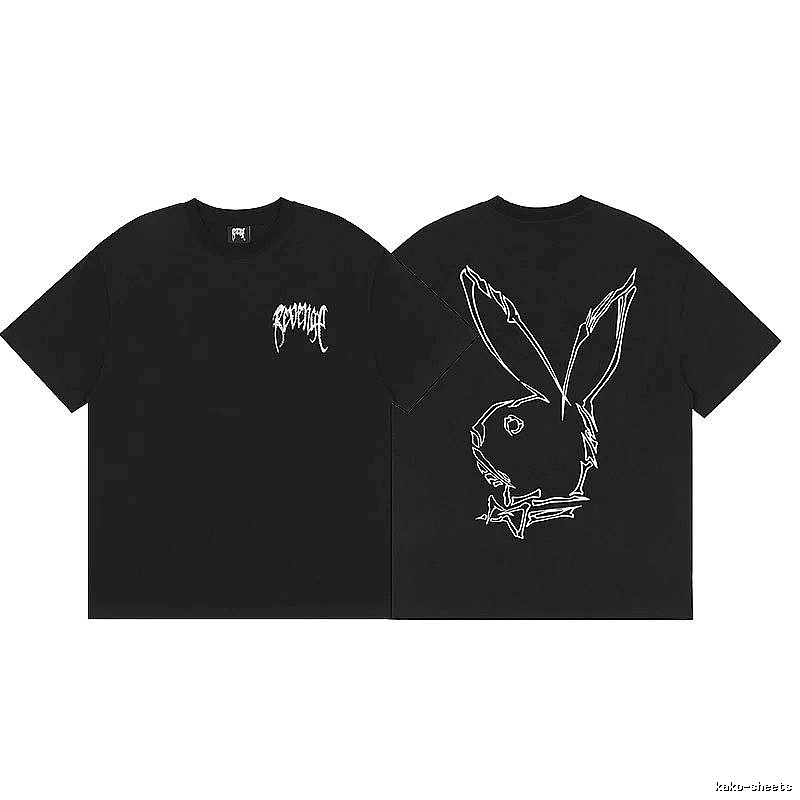 Revenge Black Skull Graphic T-Shirt Statement Graphic