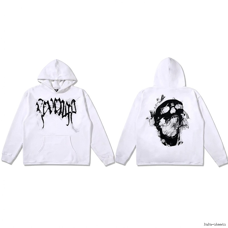 Revenge dark - style white hoodie