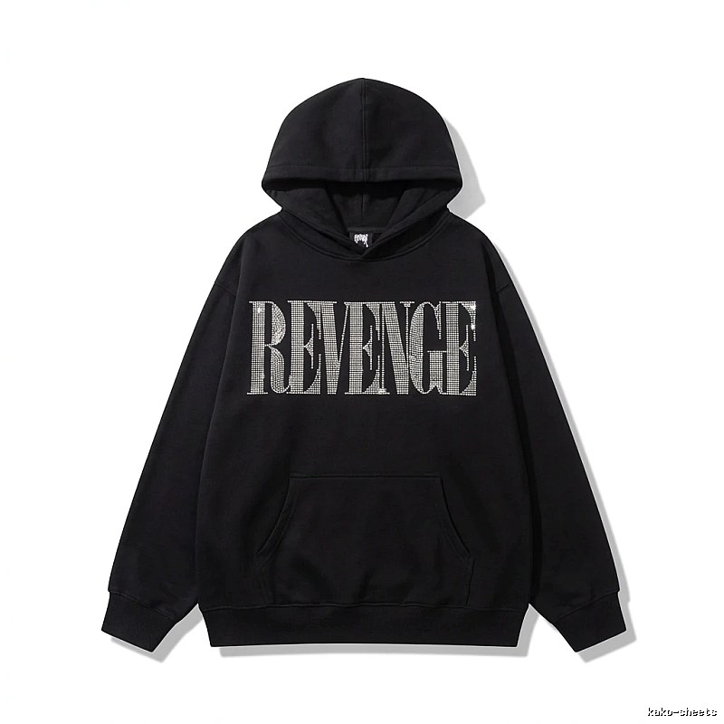 Revenge Letter Wind Black Hoodie