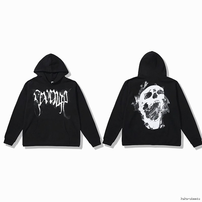 Revenge Skull Dark Style Hoodie