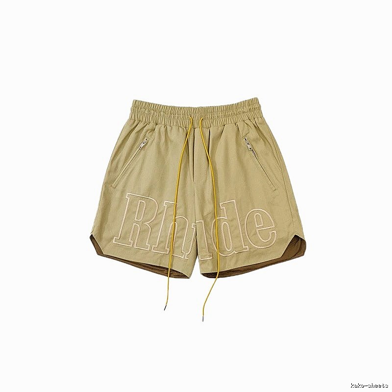 RHUDE casual khaki shorts