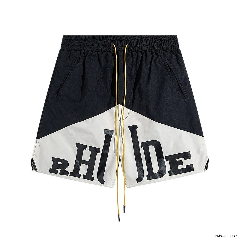 RHUDE Color-blocking Trendy Brand Shorts