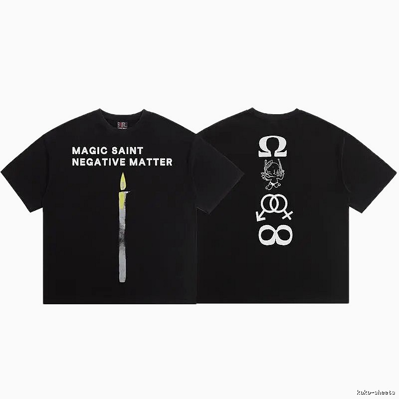 SAINT Magic Collection Street Style Black T-Shirt