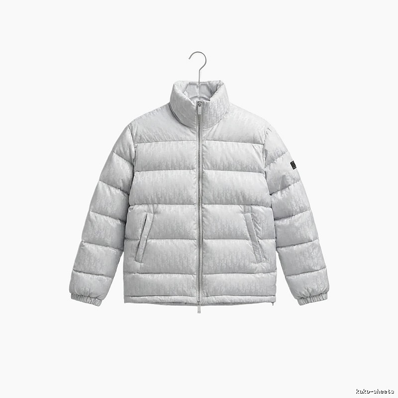 Simple-style white Dior down jacket