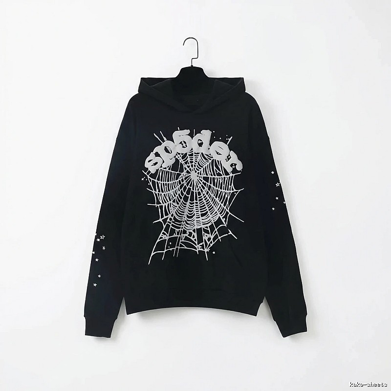 Sp5der Spider Print Black Sweatshirt