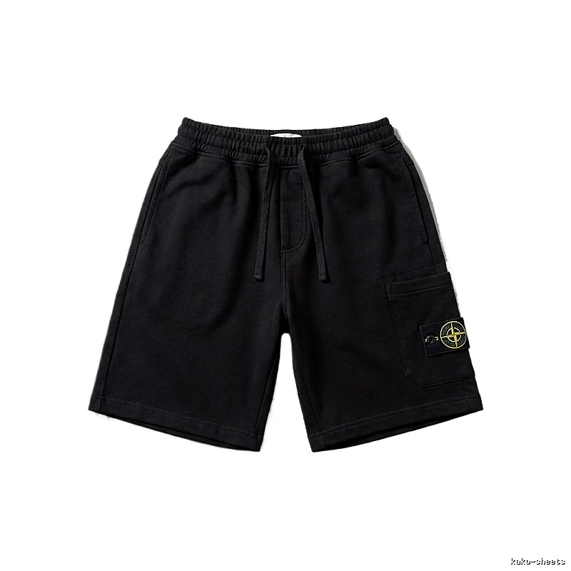 Stone Island functional style black shorts