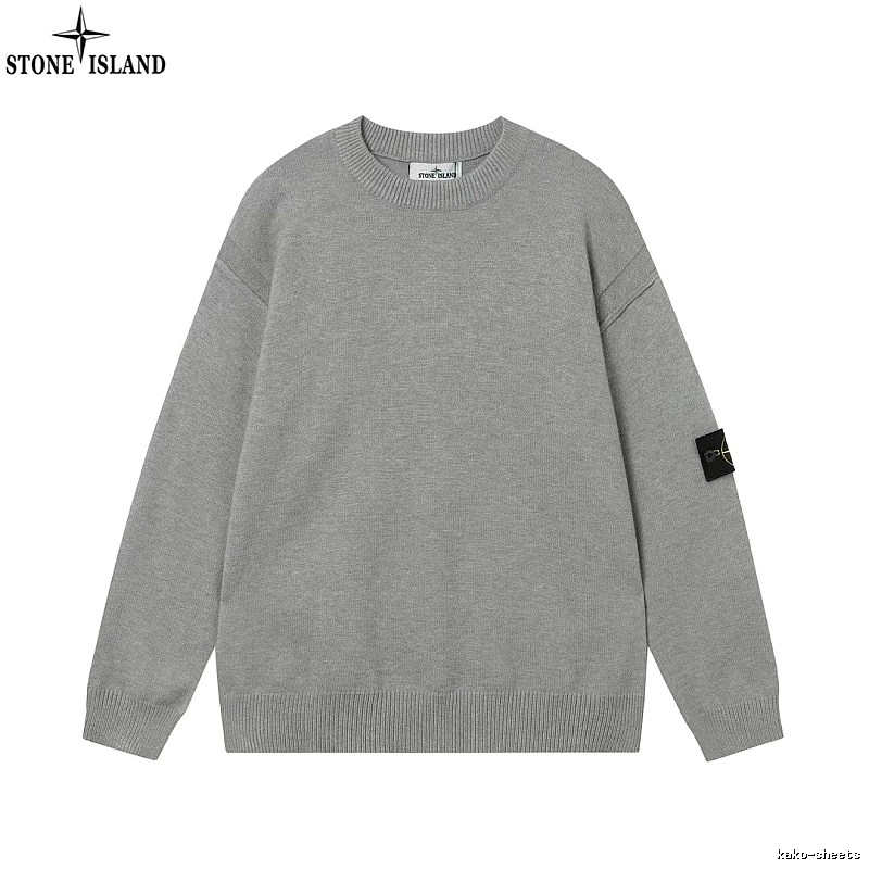 Stone Island Gray Crewneck SweatShirt Daily Styling