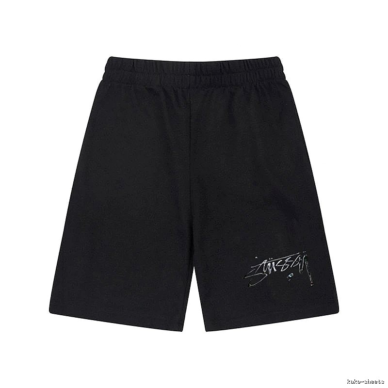 Stussy Basic Style Trendy Black Shorts
