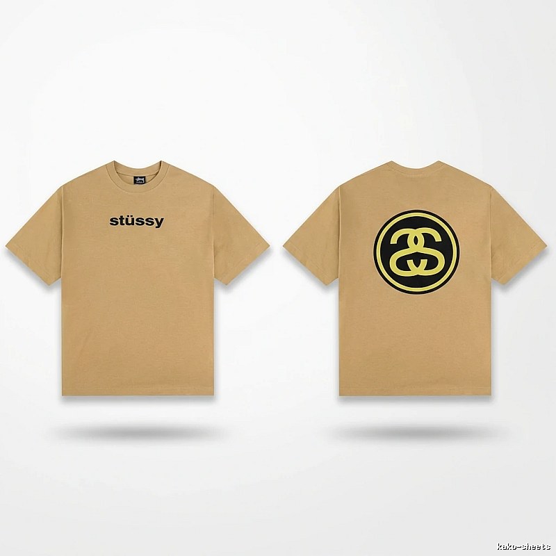 Stussy classic khaki short-sleeve