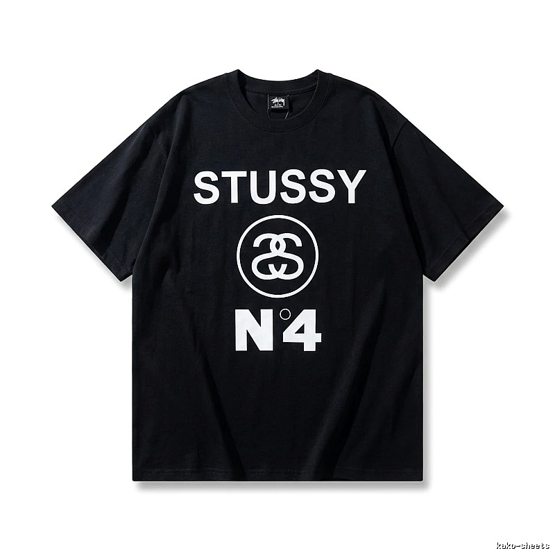 Stussy classic style black T-shirt