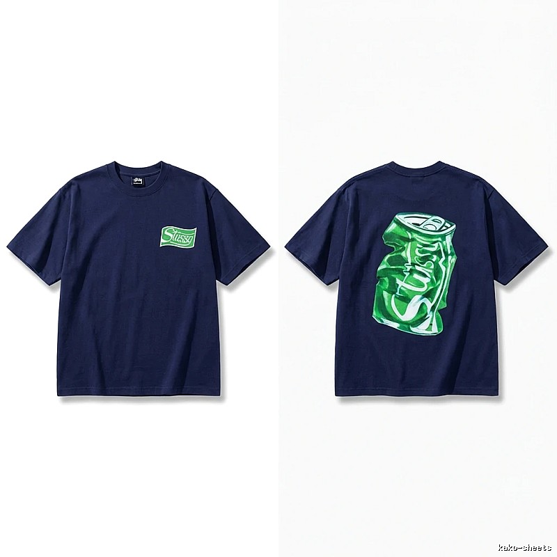 Stussy Cola Print Short-Sleeve T-Shirt