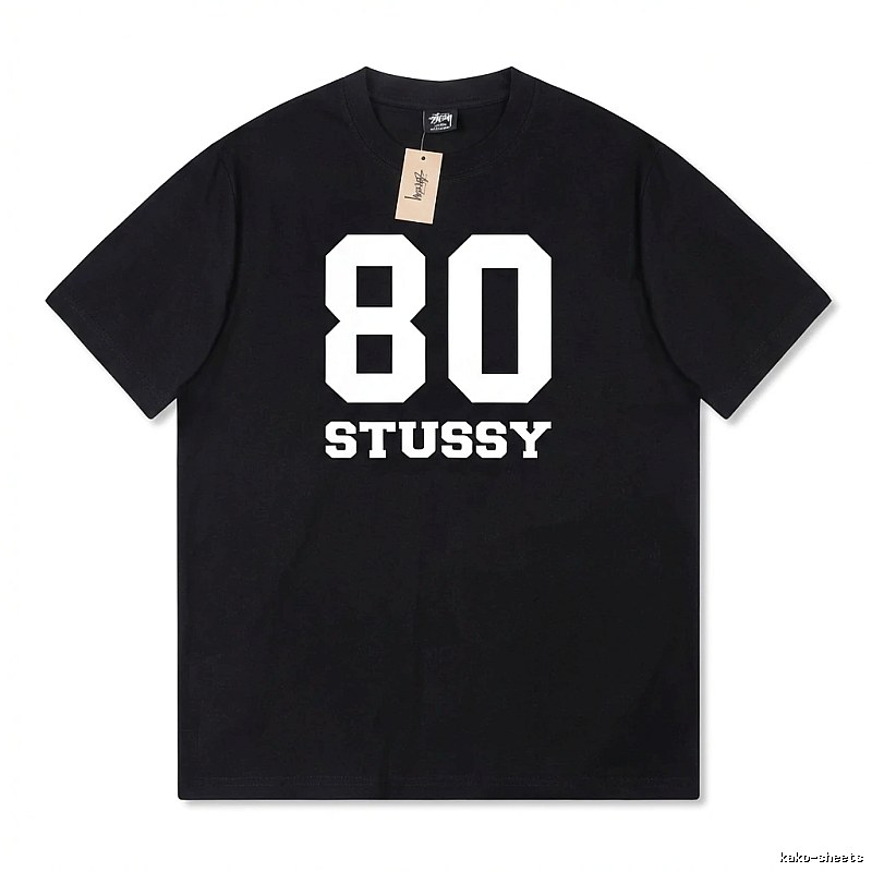 Stussy digital style black T-shirt