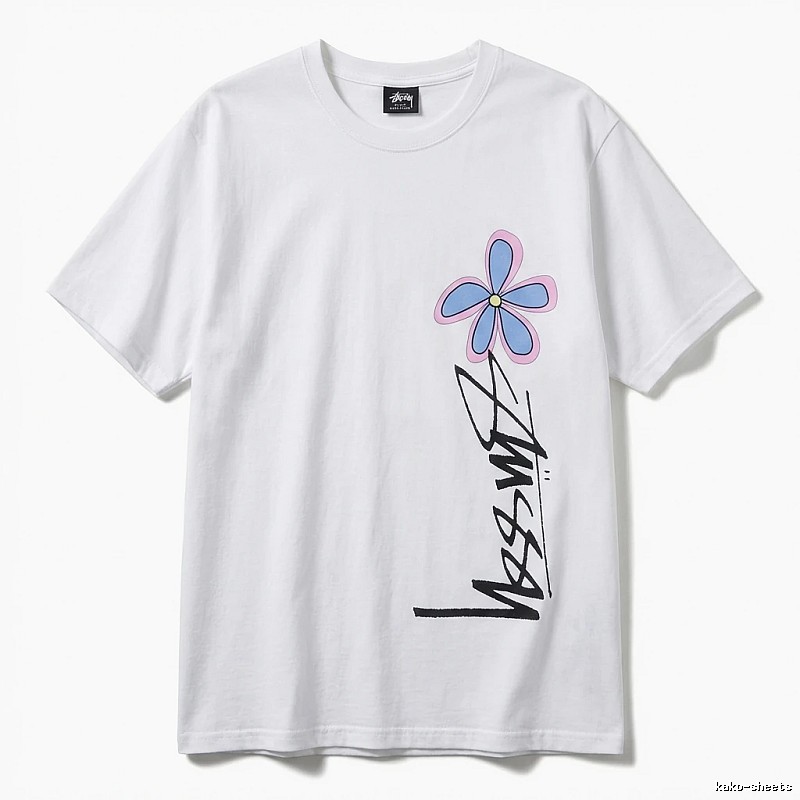Stussy Floral Style White T-shirt
