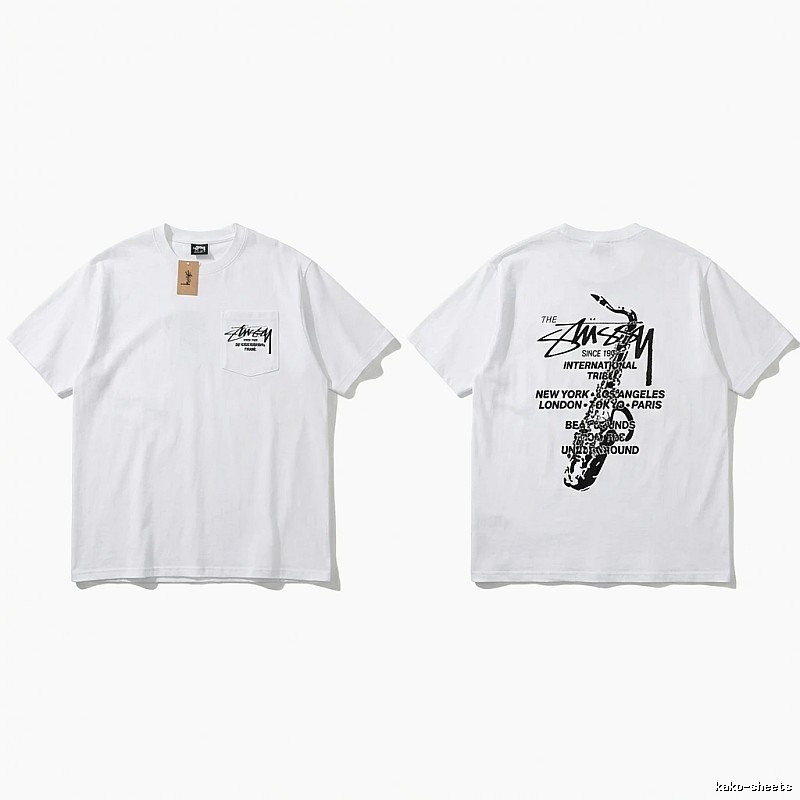Stussy International Series Simple White T-shirt