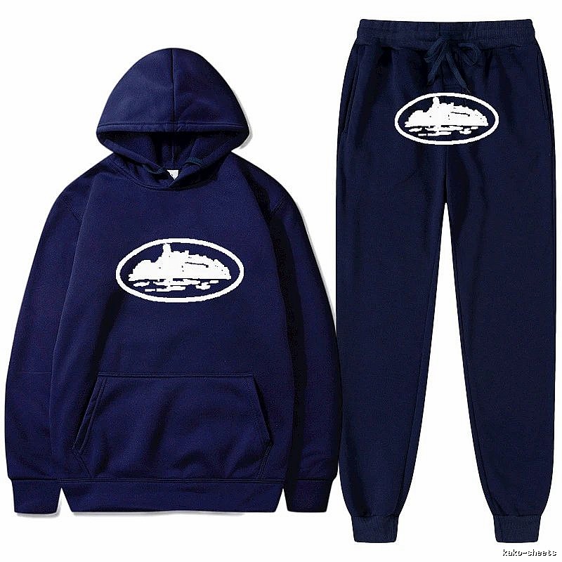Stussy Navy Tracksuit Set Training Look Logo