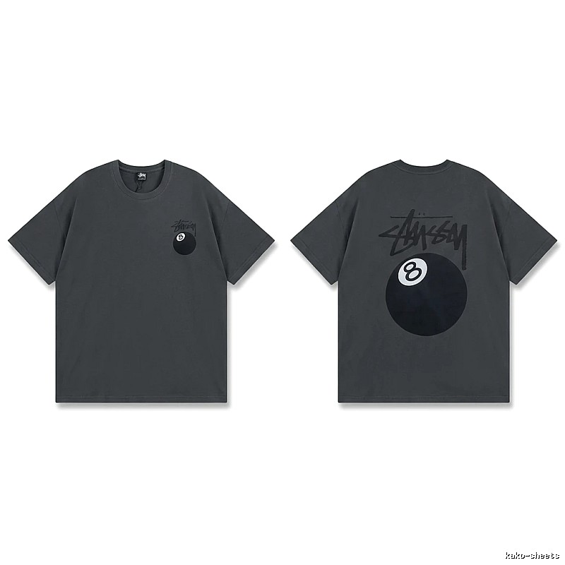Stussy No.8 Retro Black T-shirt