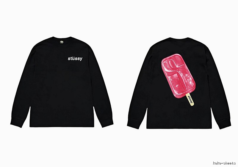 Stussy Popsicle Cool Black T-shirt