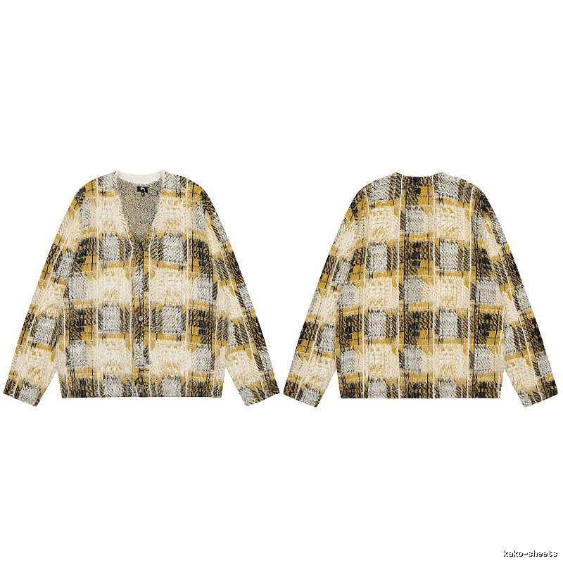 Stussy Yellow Swirl Graphic SweatShirt Warm Weather