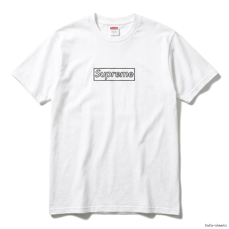 Supreme Basic Simple White T-shirt