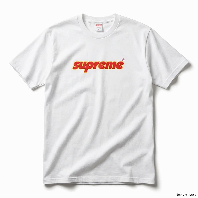 Supreme basic simple white T-shirt