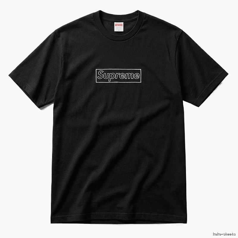 Supreme Basic Style Simple Black T-shirt