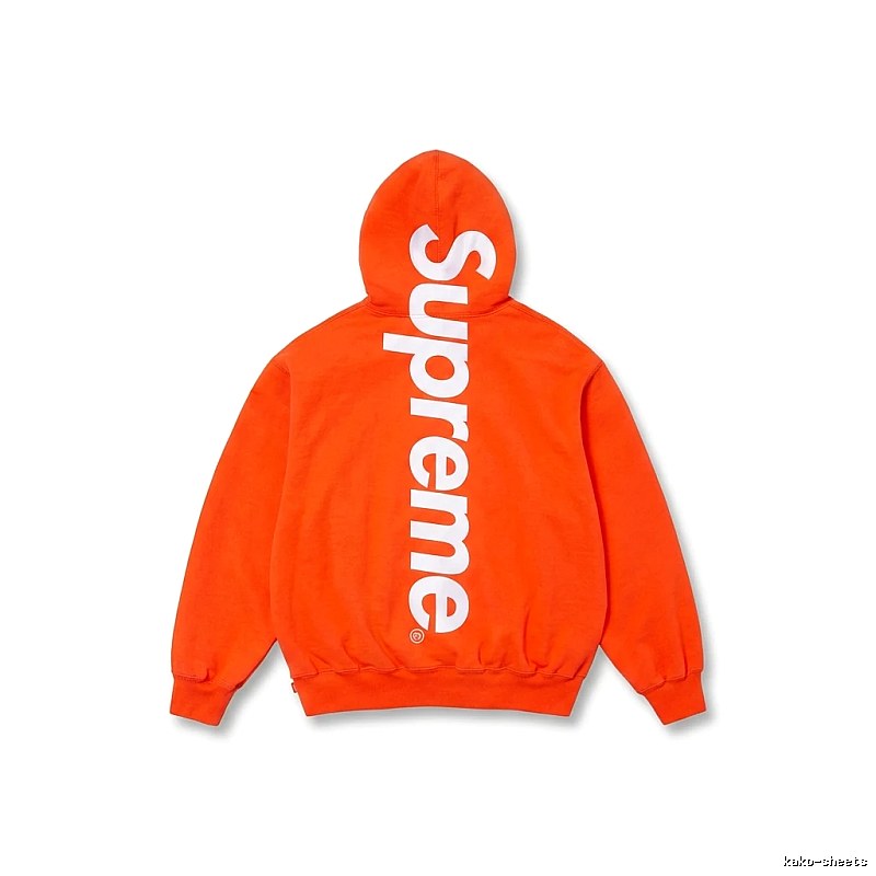 Supreme classic orange hoodie