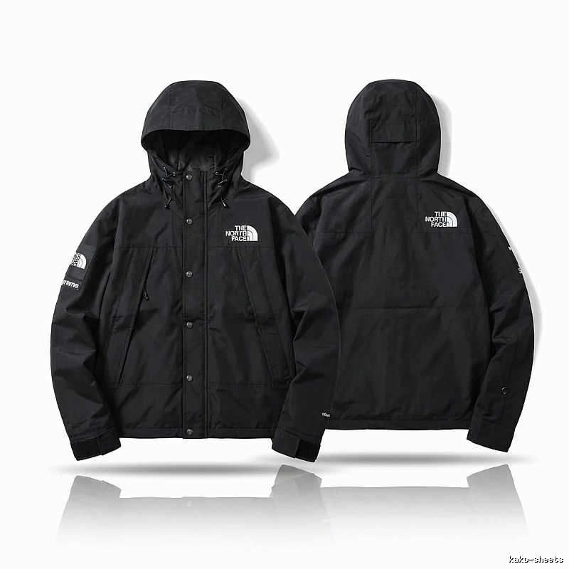 Supreme co-branded black windbreaker