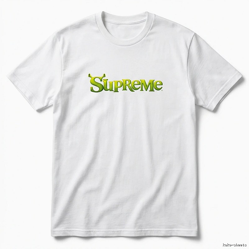 Supreme Fluorescent Green Trendy T-shirt