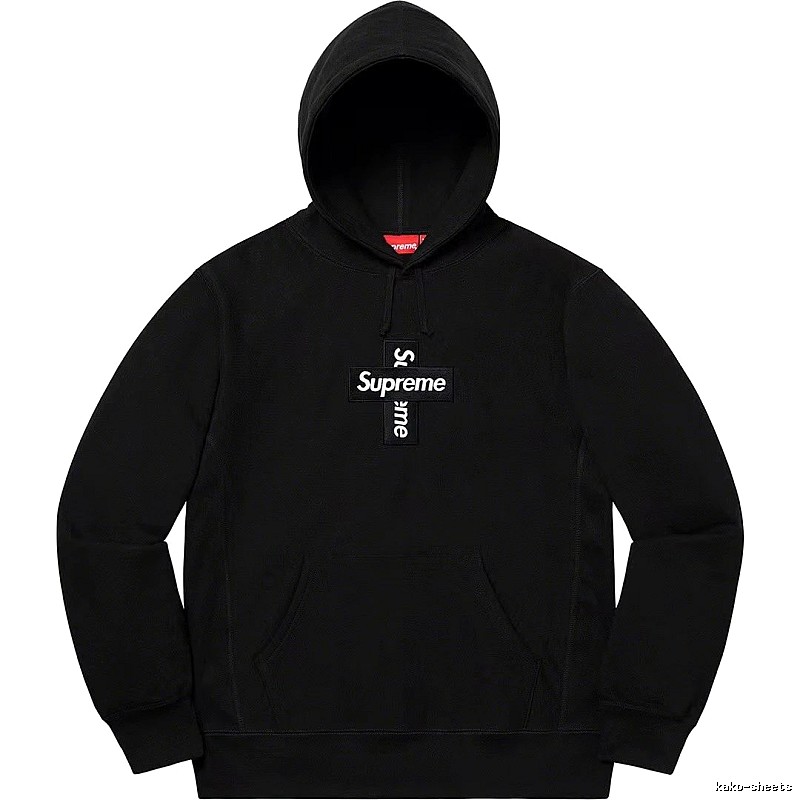 Supreme Lightweight Logo hoodie Gray Red Oversized for Trend Styling