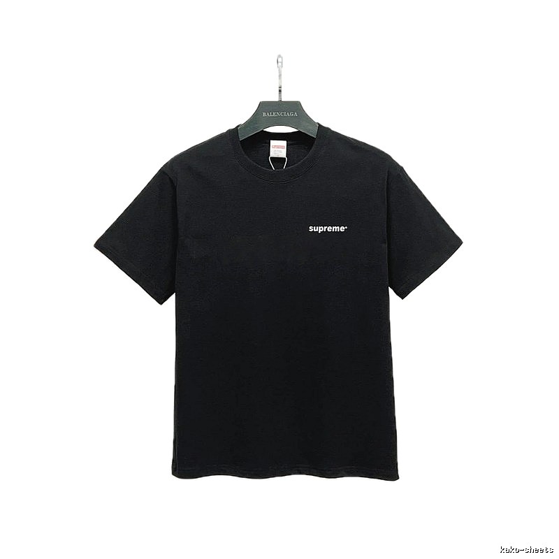 Supreme Small Logo Series Street Style Black T-Shirt