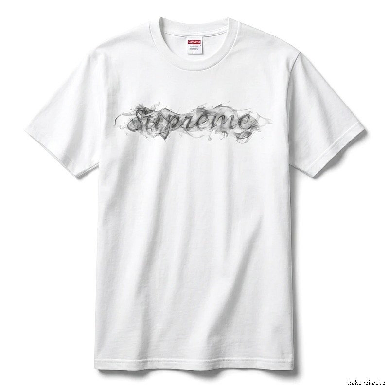 Supreme Smoke Style White T-shirt