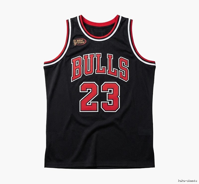 The retro black jersey of the Michael Jordan