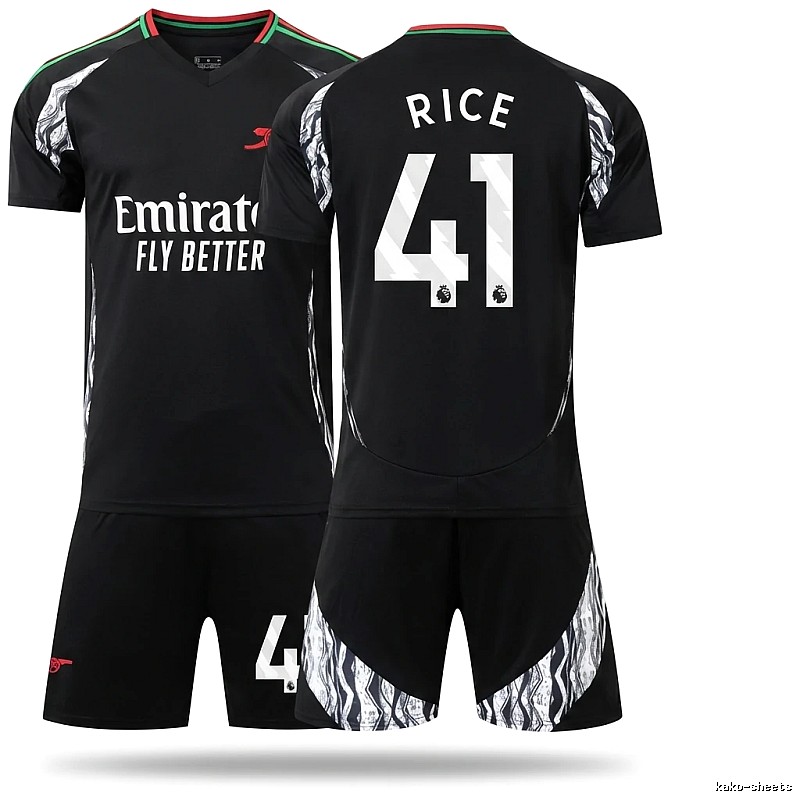 The trendy and cool black jersey of Arsenal.