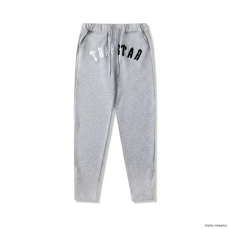 Trapstar Letter Style Grey Sweatpants