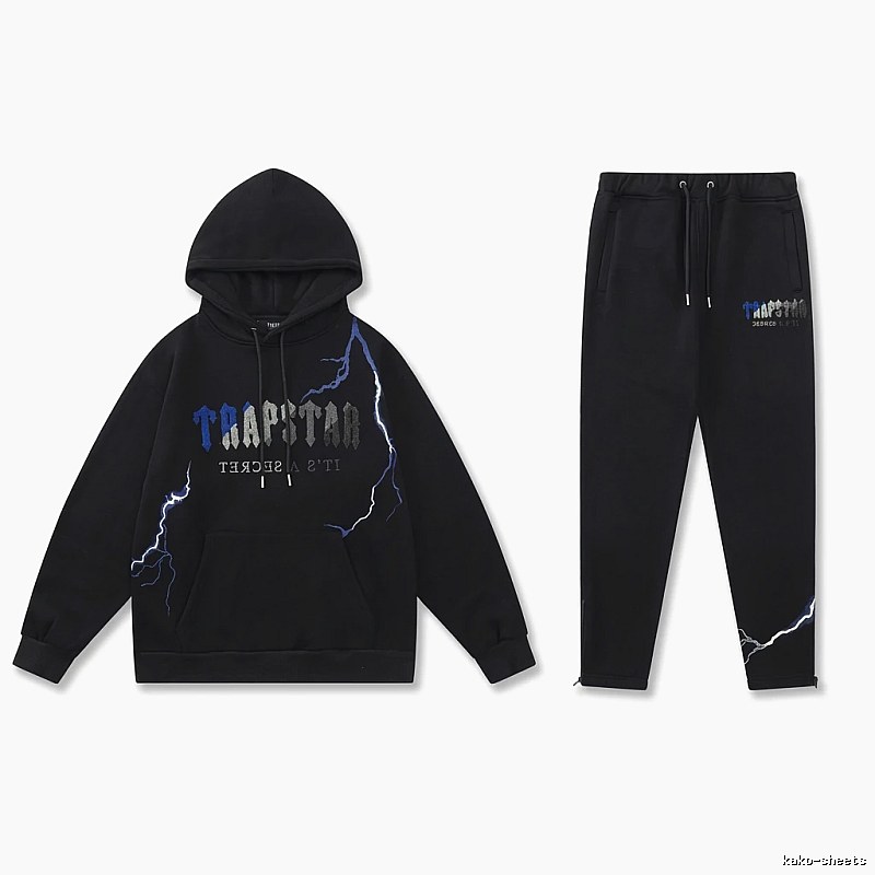 Trapstar Lightning Trendy Cool Black Suit