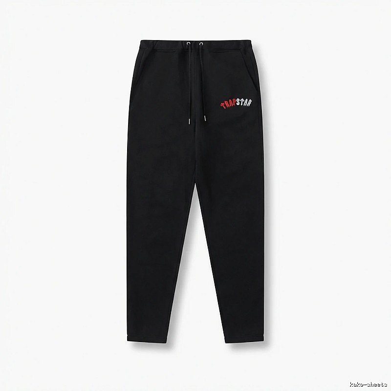 Trapstar minimalist style black sweatpants