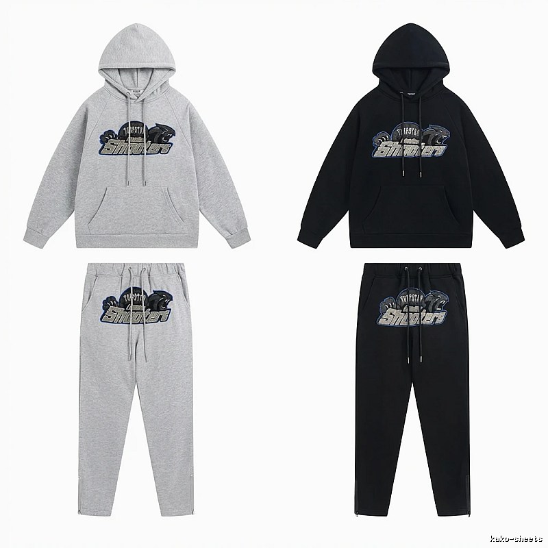 Trapstar Panther Series Casual Set (Grey/Black)