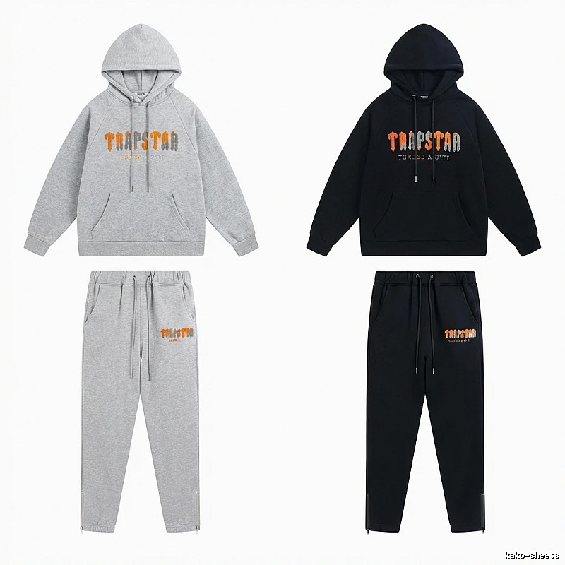 Trapstar Printed Streetwear Set (Grey/Black)
