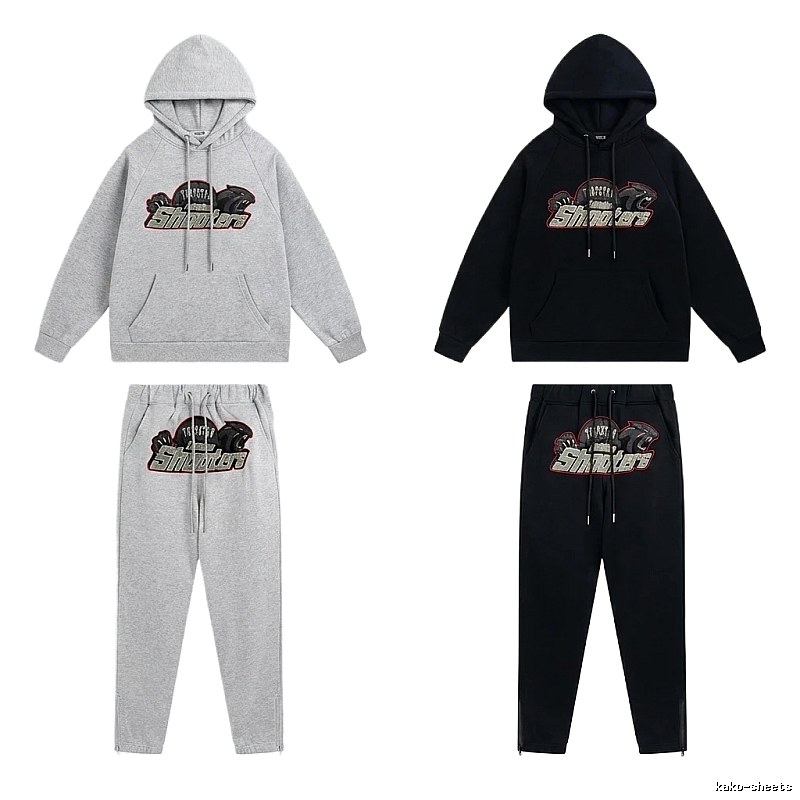 Trapstar sporty grey/black suit set