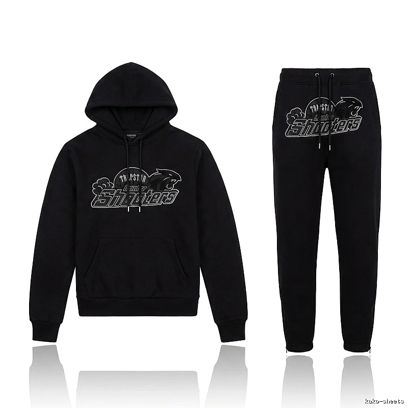 Trapstar trendy and cool style black suit