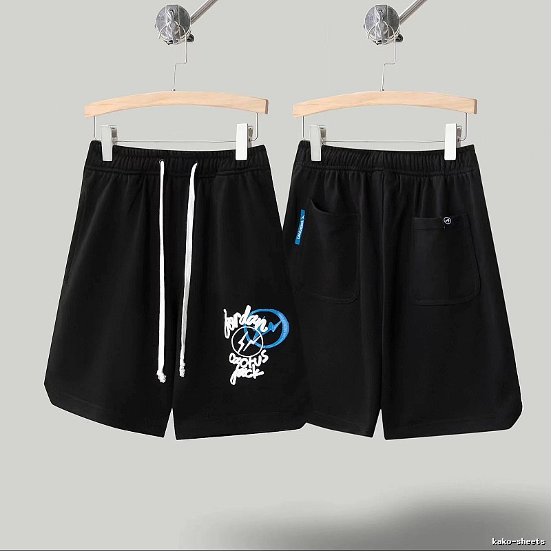 Travis Scott Cactus Jack Street Style Black Shorts