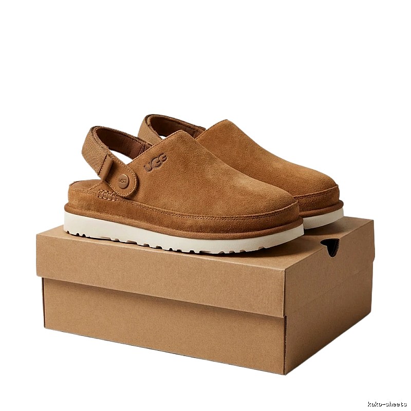 UGG brown retro-style sandals
