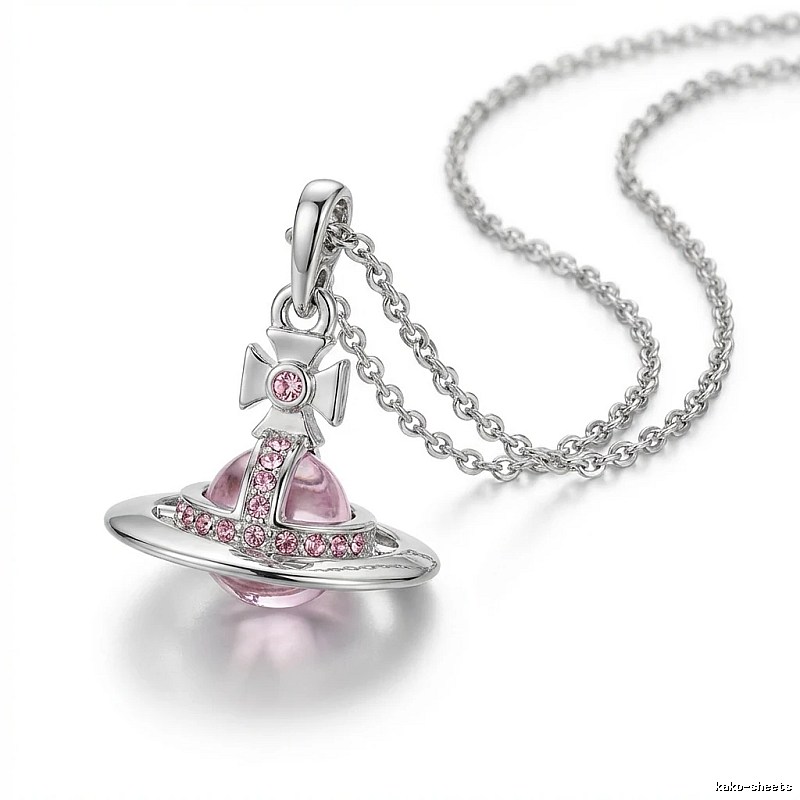 Vivienne Westwood Saturn series silver necklace